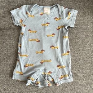 Hanna Andersson Dachshund onesie